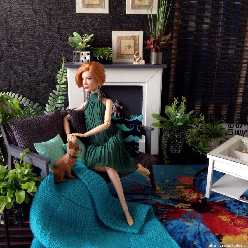 Интерьер 1:6 с лёгким намёком на Среднеземорский стиль