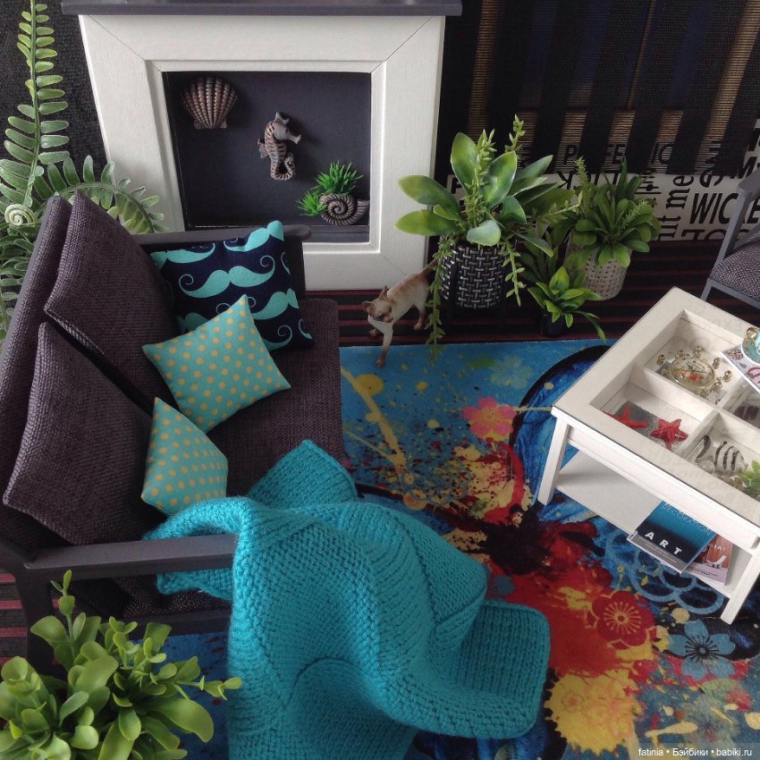 Интерьер 1:6 с лёгким намёком на Среднеземорский стиль (фото 10)