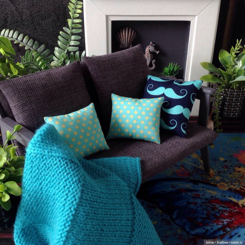 Интерьер 1:6 с лёгким намёком на Среднеземорский стиль