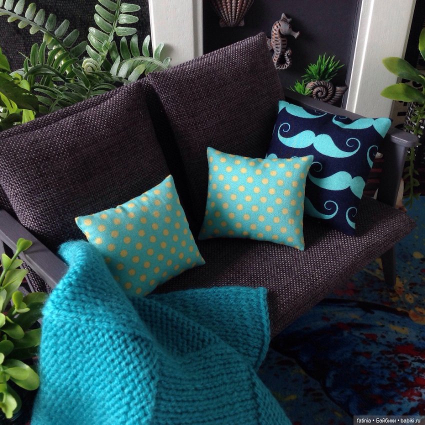 Интерьер 1:6 с лёгким намёком на Среднеземорский стиль