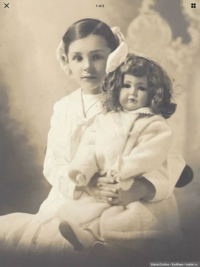 Девочки из прошлого, и их куклы (фото 2)