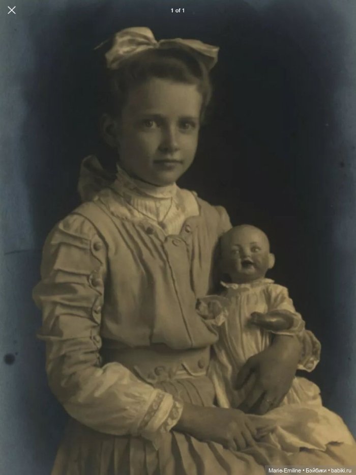 Девочки из прошлого, и их куклы (фото 4)