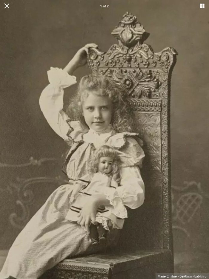 Девочки из прошлого, и их куклы (фото 5)