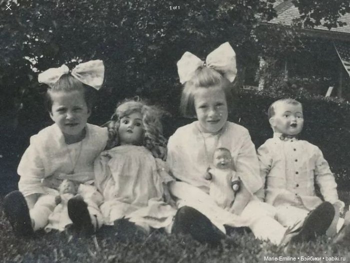 Девочки из прошлого, и их куклы (фото 7)