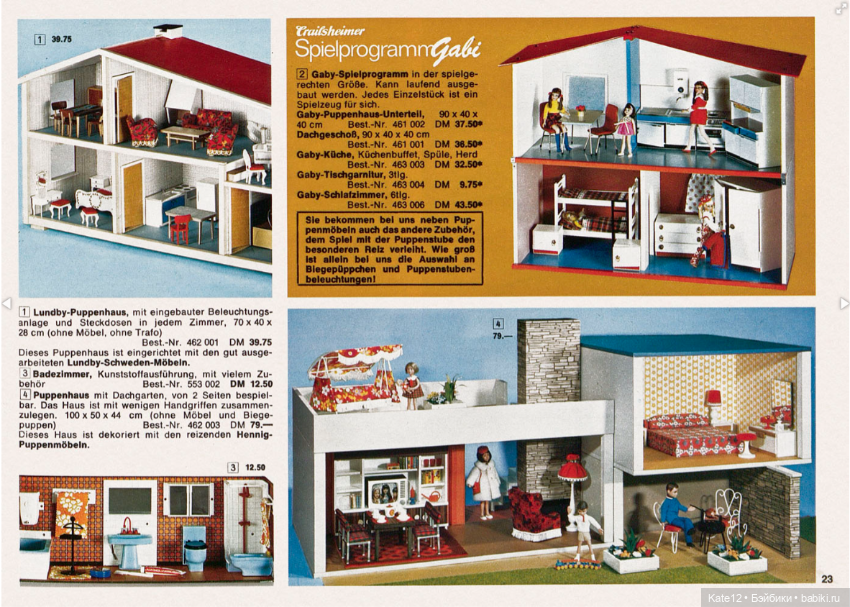 Игрушки 1970 год каталог — Винтажные куклы ГДР (Немки): Бигги