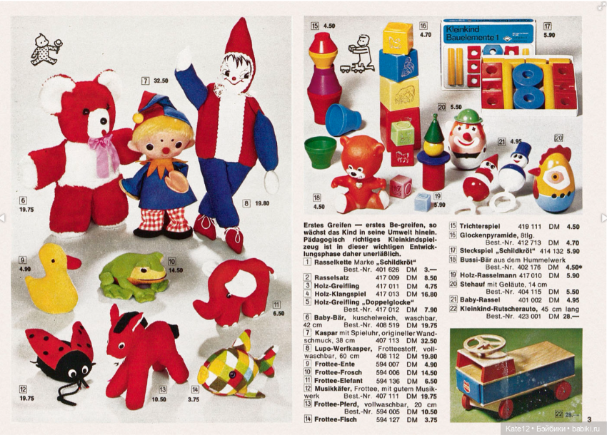 Игрушки 1970 год каталог — Винтажные куклы ГДР (Немки): Бигги (фото 3)