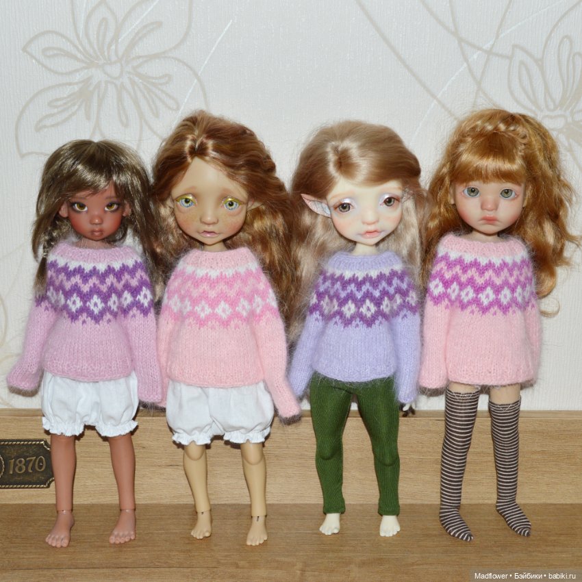 Куклы yosd: Tillie Kaye Wiggs, Robin Cosmodolls, Annie Nikki Britt, Nefer Kane (фото 9)