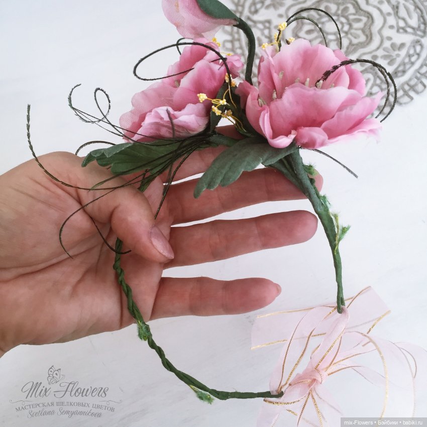 Ангельские цветы — Авторские украшения и аксессуары для кукол: фото (фото 2)