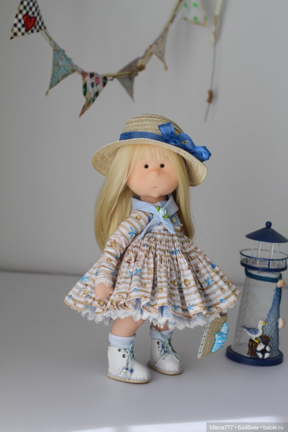 Морская прогулка — Авторские текстильные куклы: Вальдорфские (фото 3)