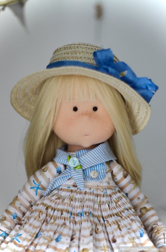 Морская прогулка — Авторские текстильные куклы: Вальдорфские (фото 4)