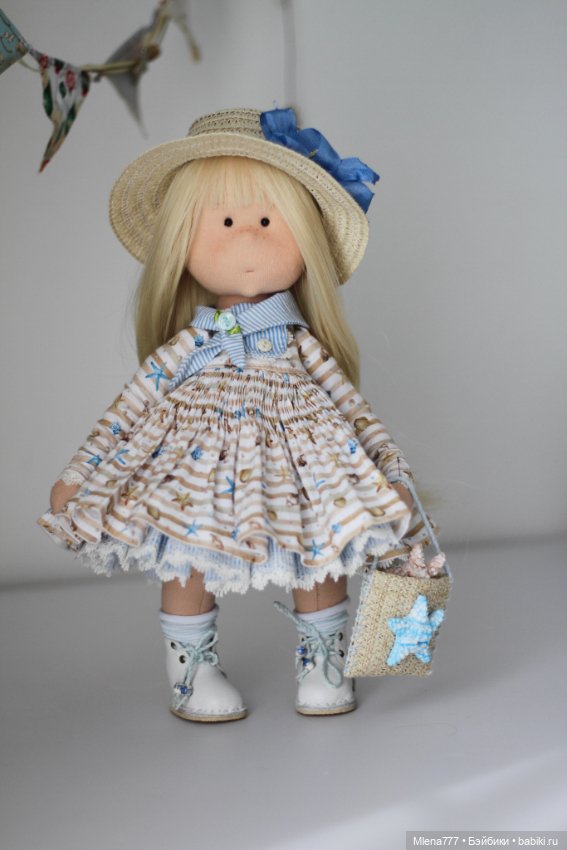 Морская прогулка — Авторские текстильные куклы: Вальдорфские (фото 5)