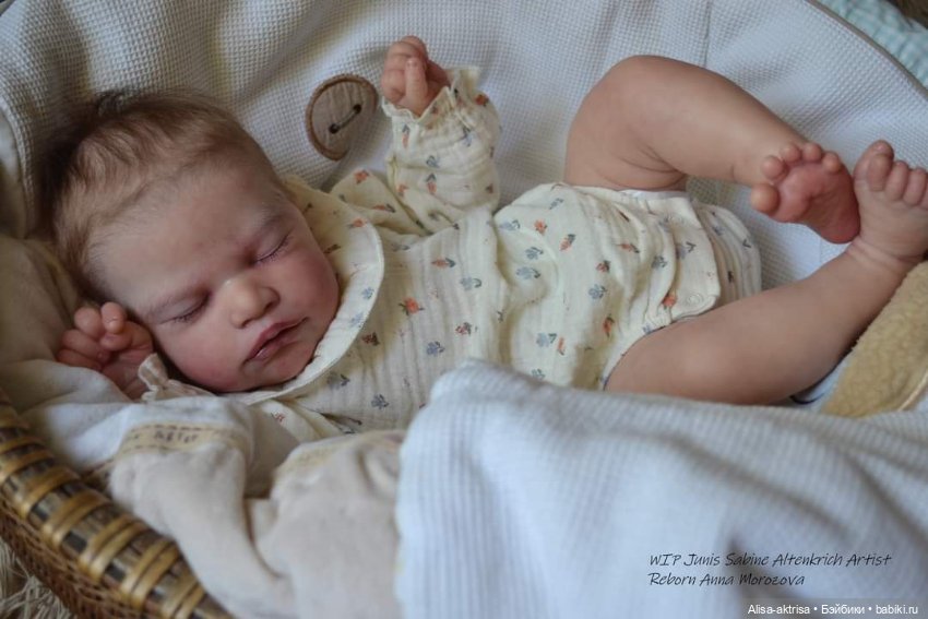 Джуниус скульптор Сабина Альтенкрич. Кукла реборн Анны Морозовой