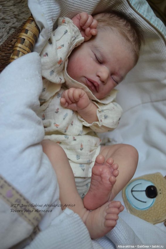 Джуниус скульптор Сабина Альтенкрич. Кукла реборн Анны Морозовой