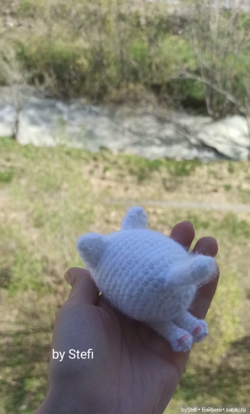 Котёнок Пушок — Вязаные игрушки и амигуруми: крючком (фото 5)