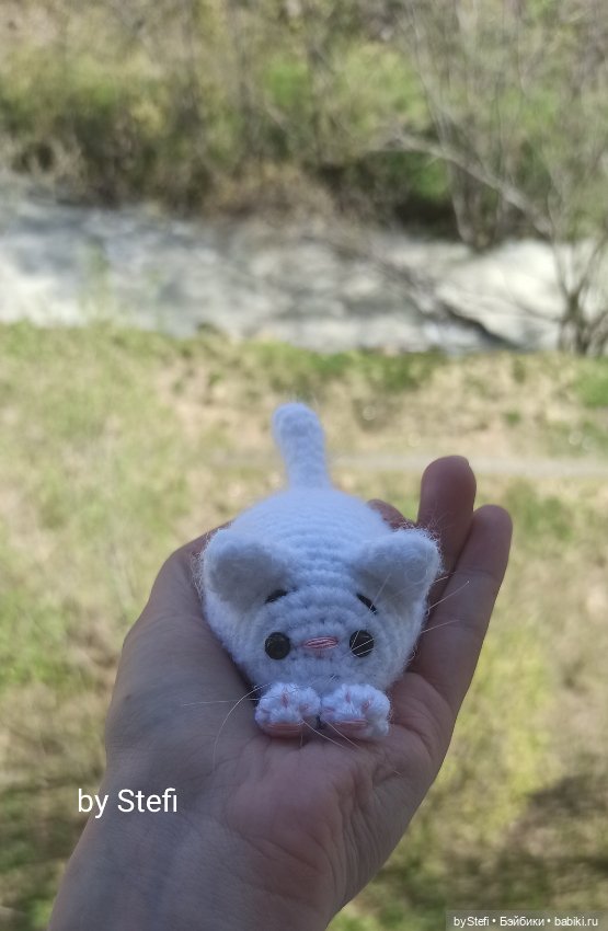 Котёнок Пушок — Вязаные игрушки и амигуруми: крючком (фото 6)