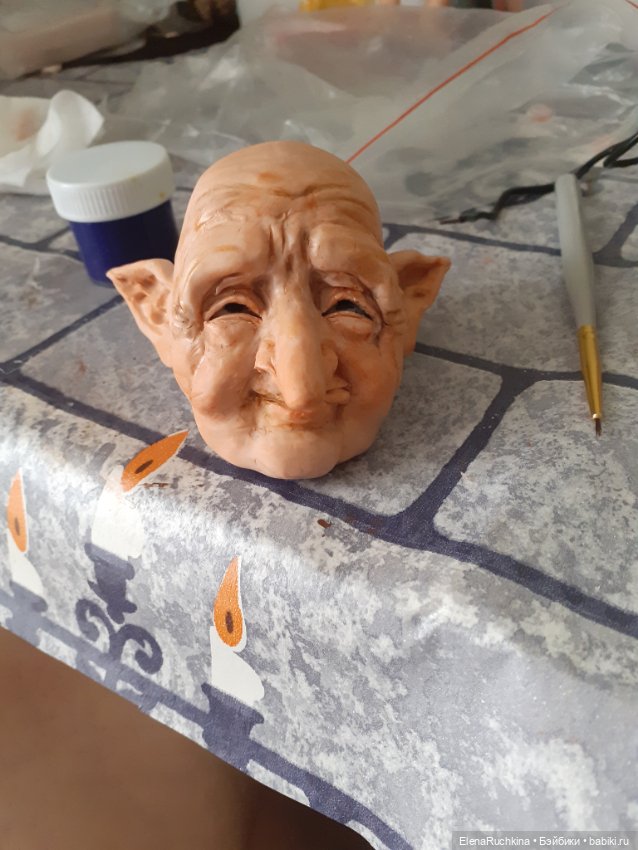 Гномы из библиотеки — Лепка авторских кукол: полимерная глина (фото 4)