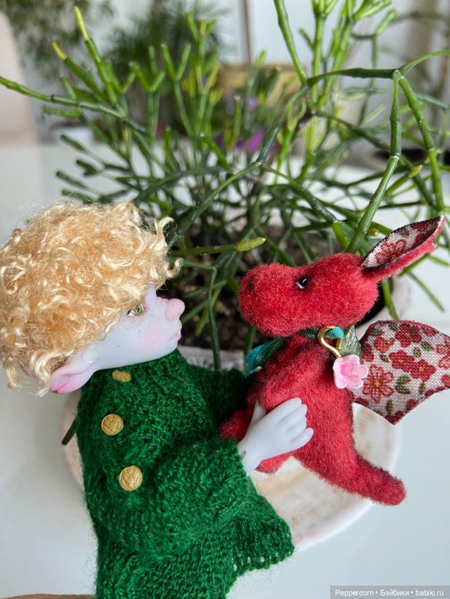 К нам прилетел Дракончик — Домашние фото авторских игрушек: Тедди (фото 9)