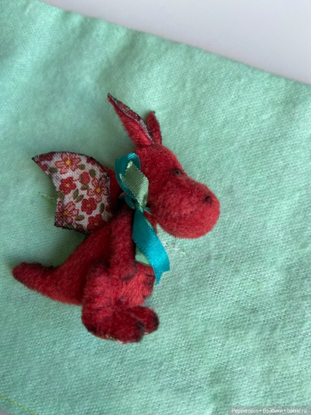 К нам прилетел Дракончик — Домашние фото авторских игрушек: Тедди (фото 8)