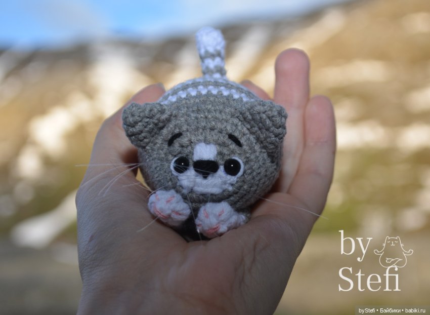Котёнок из полухлопка — Вязаные игрушки и амигуруми: крючком (фото 2)