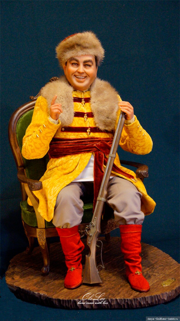 Портретная кукла Оксаны Панченко