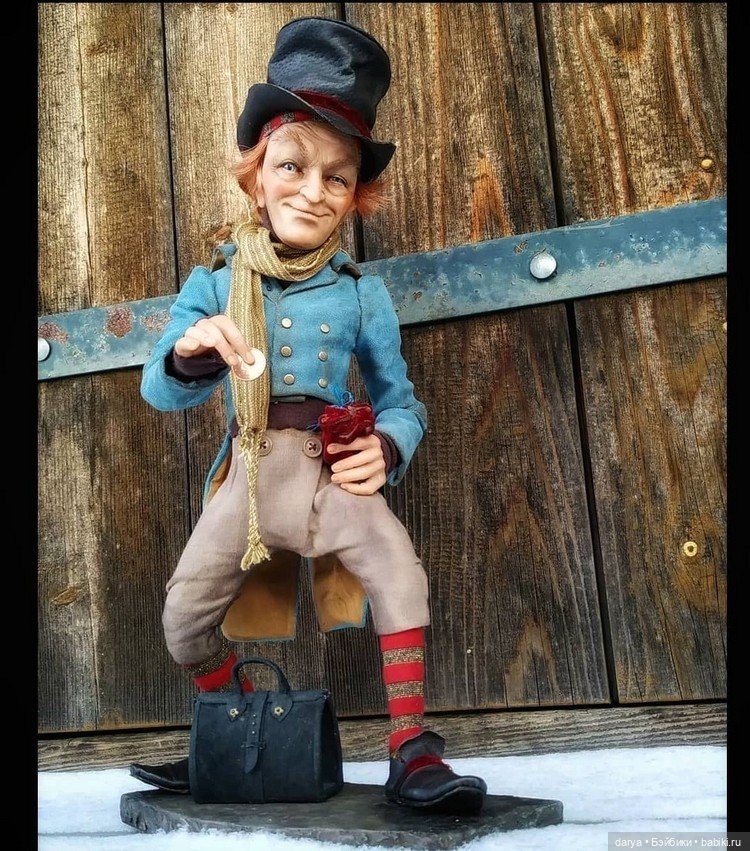 Портретная кукла Оксаны Панченко