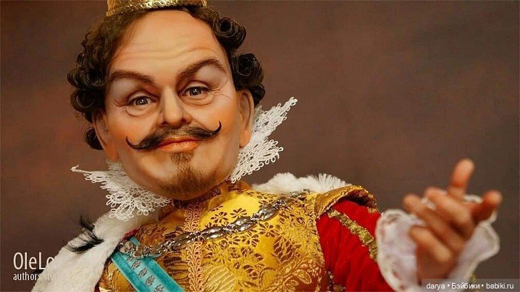 Портретная кукла Оксаны Панченко