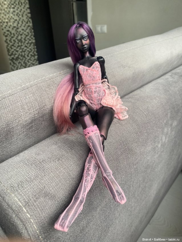 По запросам показываю совсем чёрных кукол (фото 10)