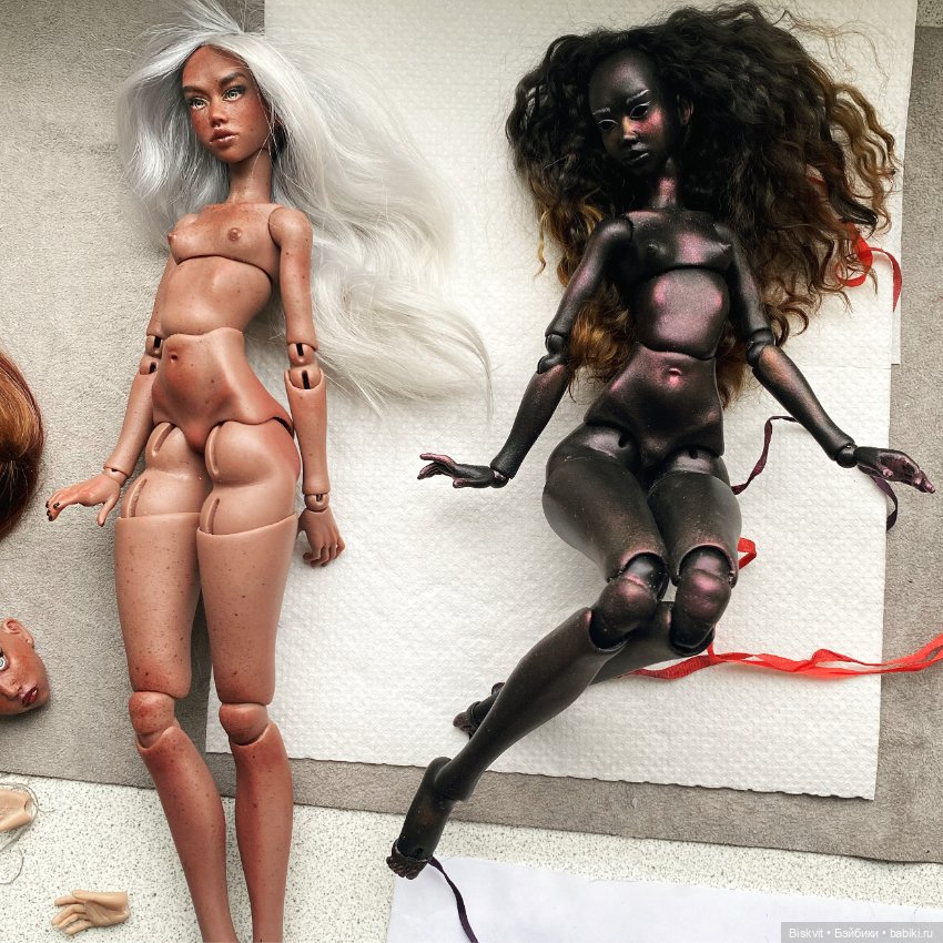 По запросам показываю совсем чёрных кукол