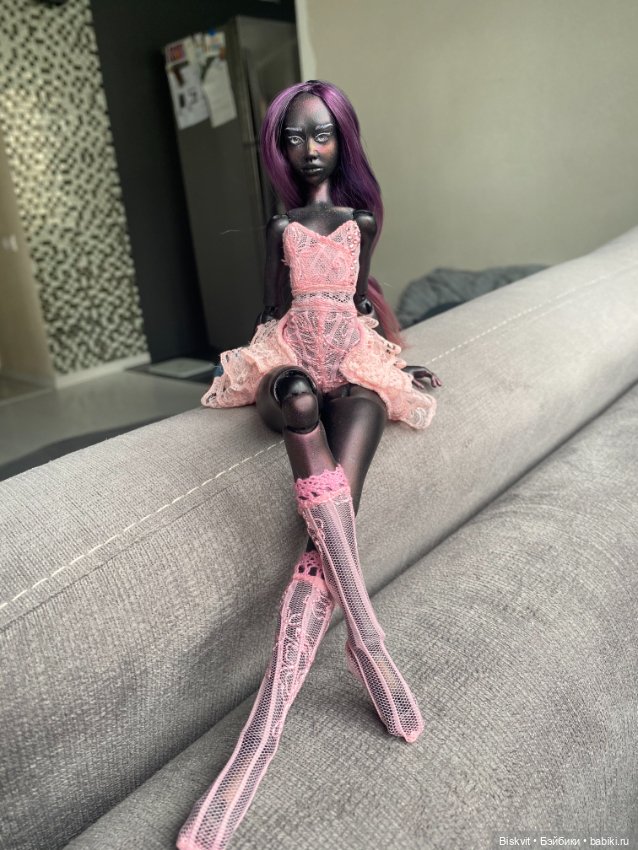 По запросам показываю совсем чёрных кукол (фото 9)