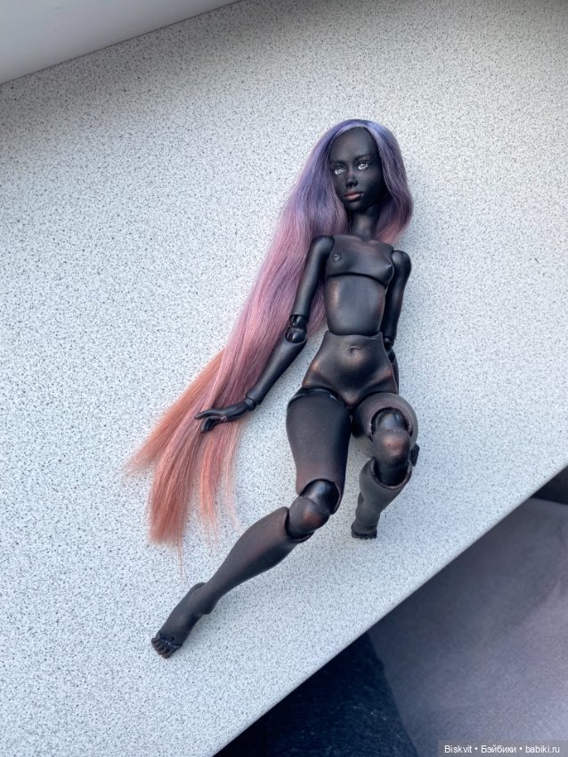 По запросам показываю совсем чёрных кукол (фото 5)