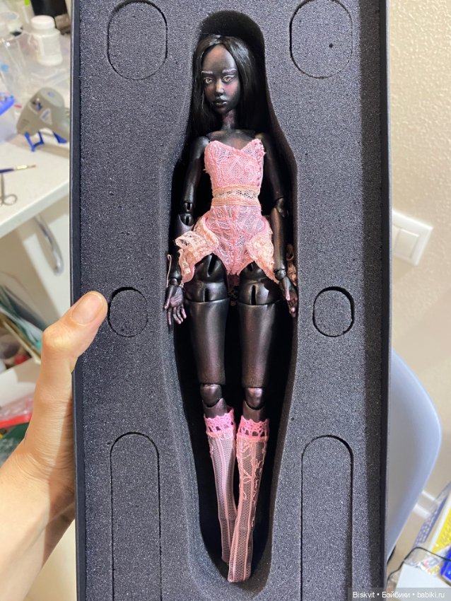 По запросам показываю совсем чёрных кукол (фото 8)