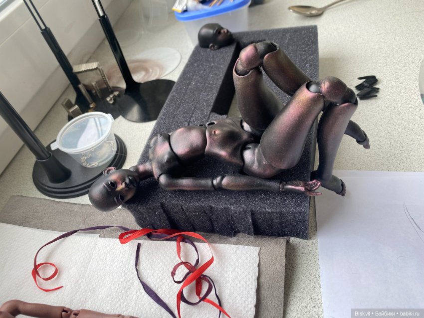 По запросам показываю совсем чёрных кукол