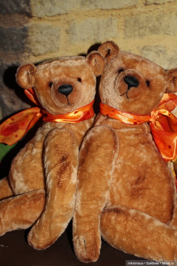 Мишки двойняшки Глазуновой Анны