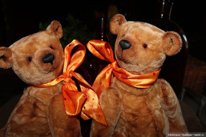 Мишки двойняшки Глазуновой Анны