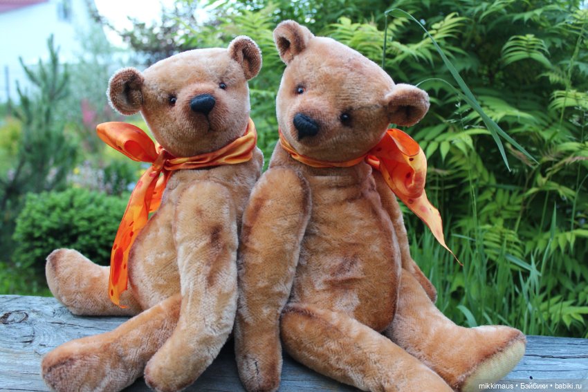 Мишки двойняшки Глазуновой Анны
