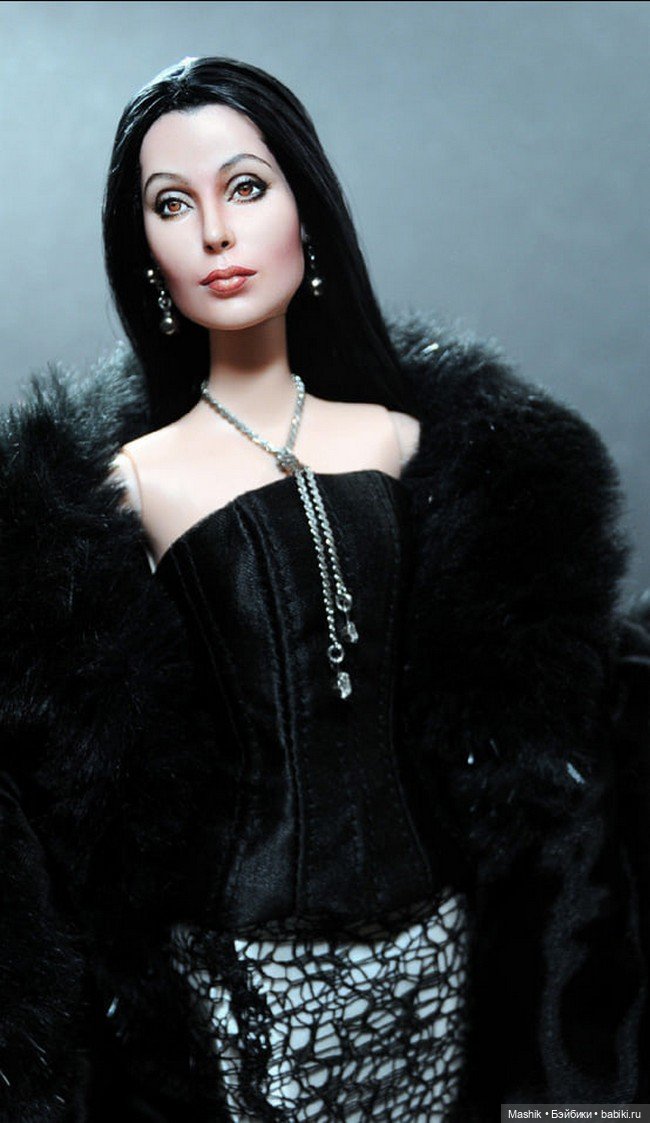 Портретный OOAK куклы Mattel Cher doll, автор Noel Cruz (фото 2)