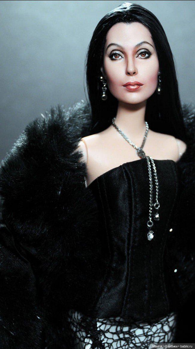Портретный OOAK куклы Mattel Cher doll, автор Noel Cruz (фото 6)
