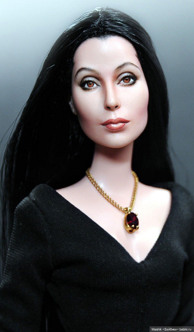 Портретный OOAK куклы Mattel Cher doll, автор Noel Cruz
