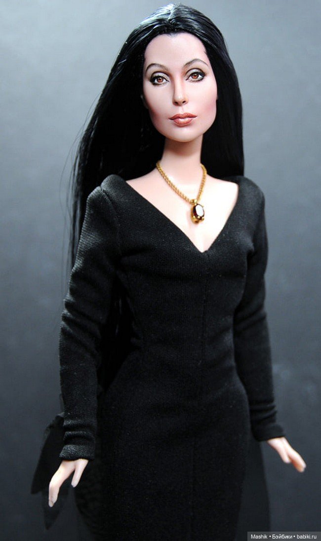 Портретный OOAK куклы Mattel Cher doll, автор Noel Cruz (фото 5)