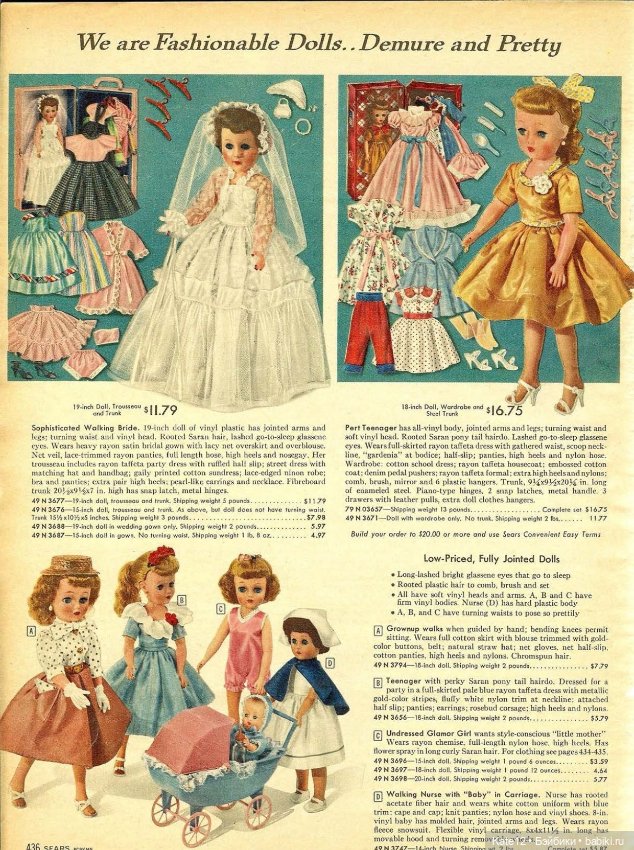 Каталог США 1958 год — Винтажные куклы ГДР (Немки): Бигги