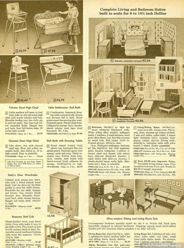 Каталог США 1958 год — Винтажные куклы ГДР (Немки): Бигги (фото 6)