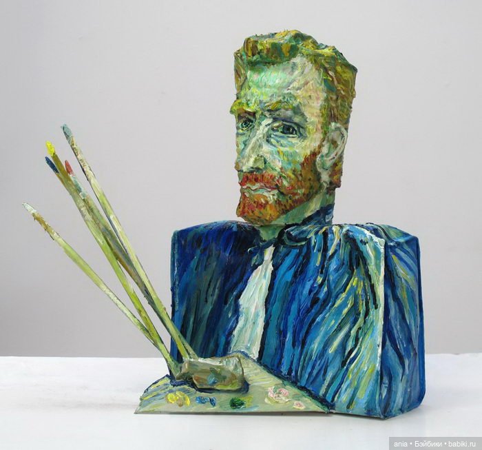 Бюсты из консервных банок Allan Rubin, США (фото 6)