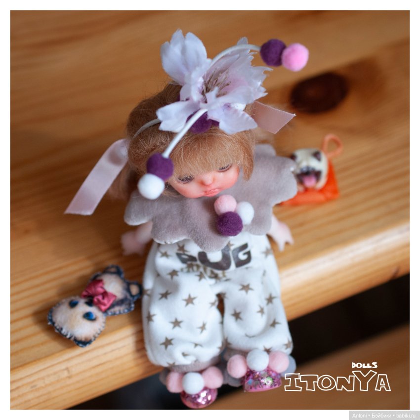 Моя первая "КАРМАННАЯ" кукла (фото 4)