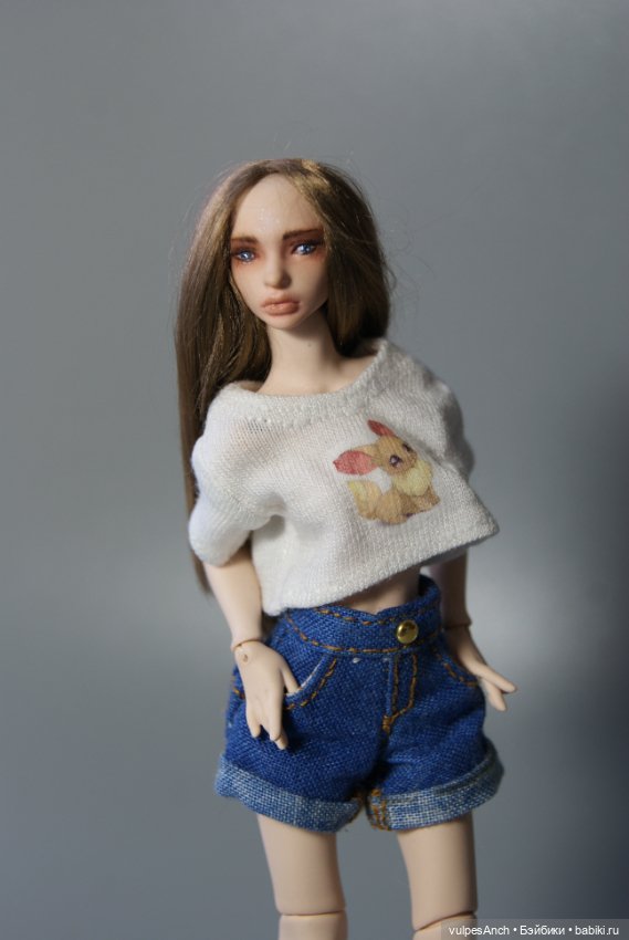 Новая версия Дюймовочки — Авторские шарнирные куклы своими руками: лепка (фото 3)