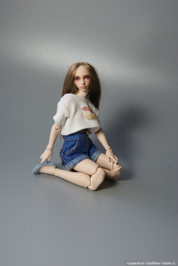 Новая версия Дюймовочки — Авторские шарнирные куклы своими руками: лепка (фото 9)