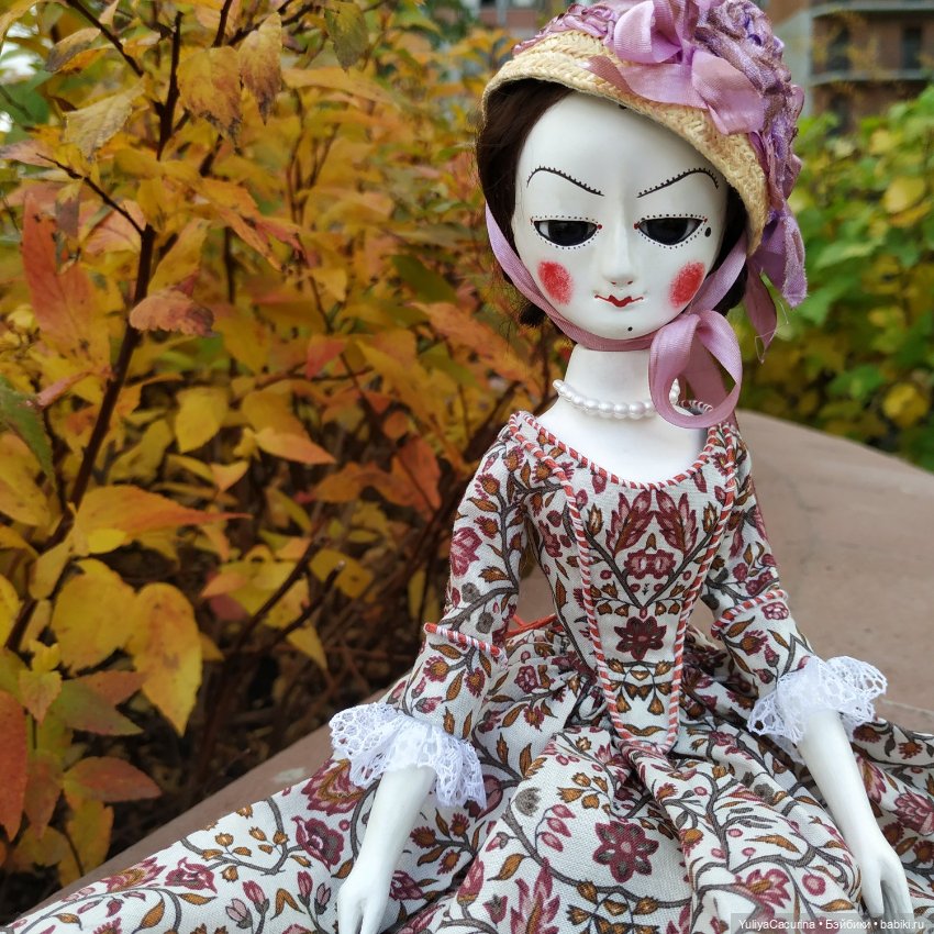 Леди Изабелла — Авторские куклы в антикварном стиле: будуарные (фото 4)