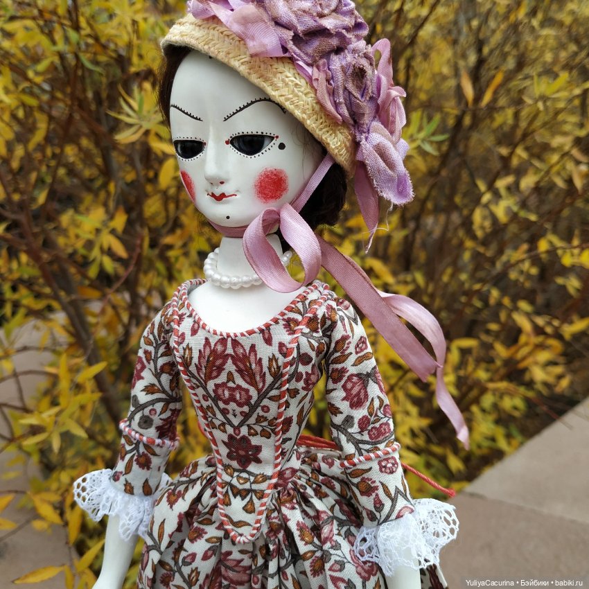 Леди Изабелла — Авторские куклы в антикварном стиле: будуарные (фото 2)