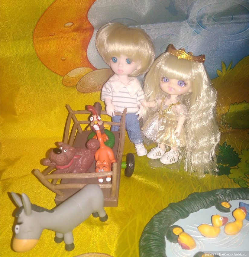 "Поиграй со мной!" - недавно мои коротышки поиграли в сказочки (фото 4)