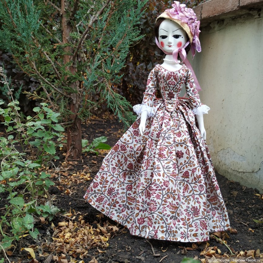 Леди Изабелла — Авторские куклы в антикварном стиле: будуарные (фото 3)