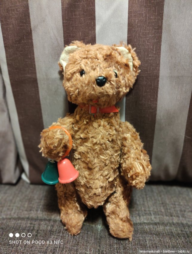 Мишка гармонист — Игрушки СССР и советского детства: резиновые (фото 10)